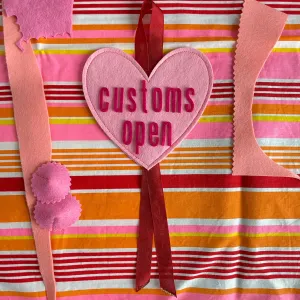 CUSTOM Felt Candy-Style Valentine