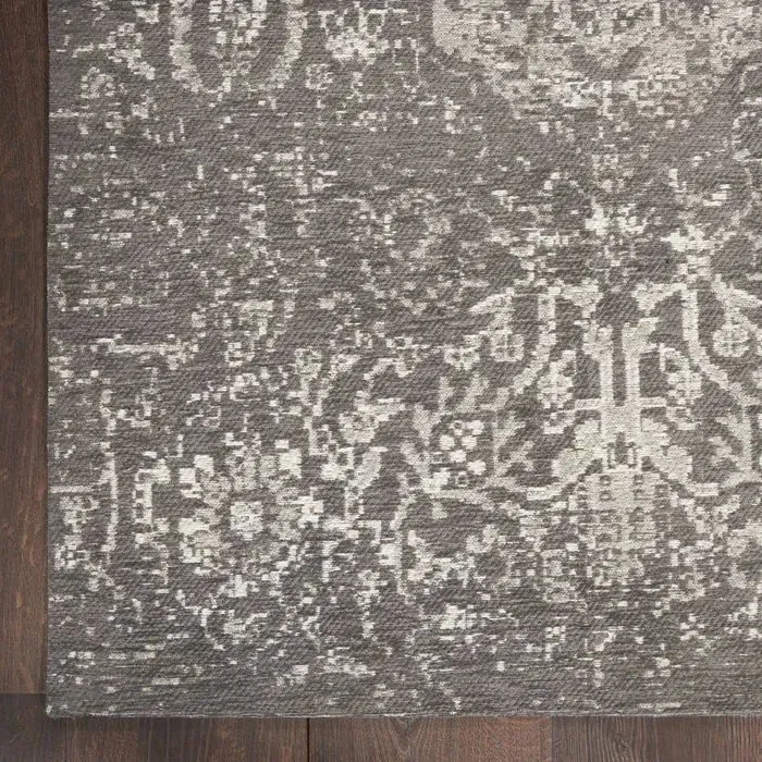 Damask DAS06 Dark Grey Rug