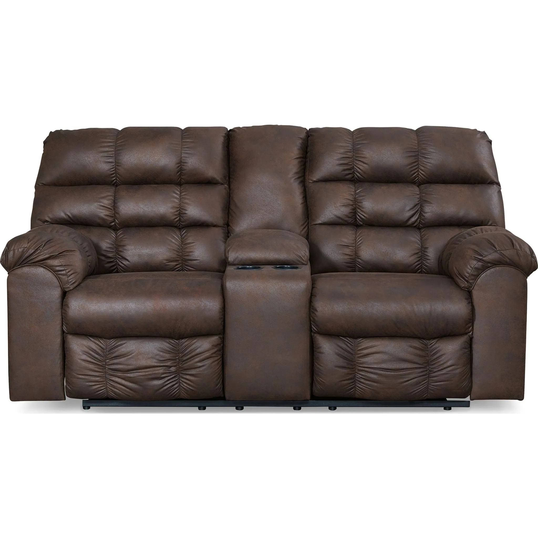 Derwin Reclining Loveseat with Console