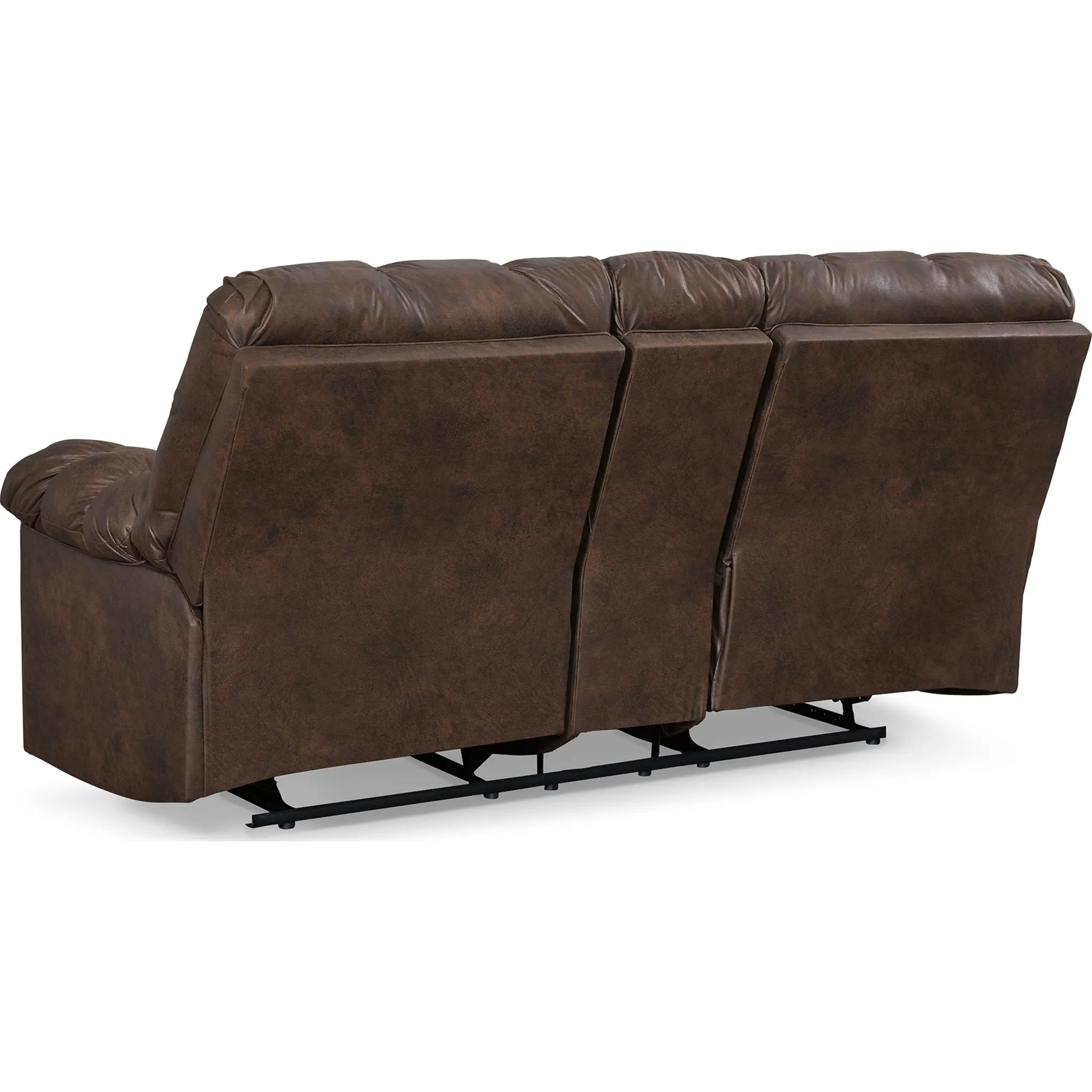 Derwin Reclining Loveseat with Console