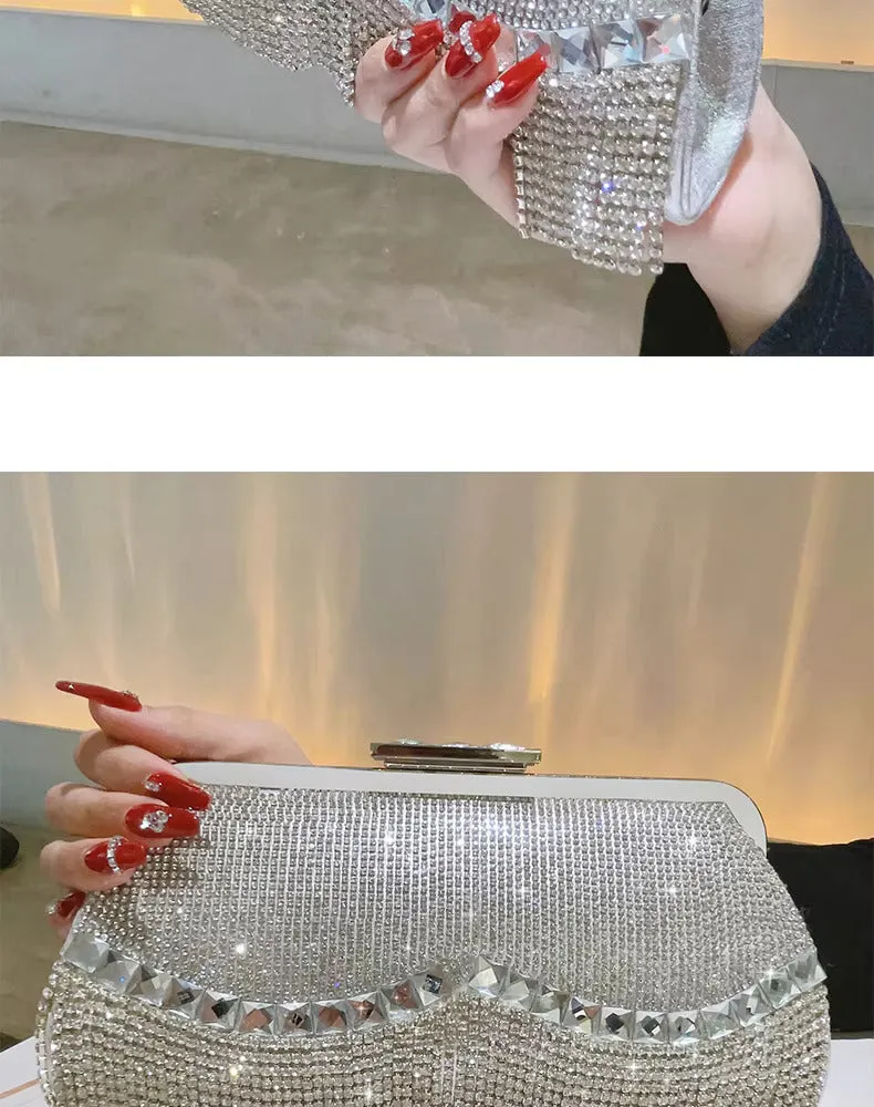 Diamond Tassel Clutch Festival/Wedding Bag