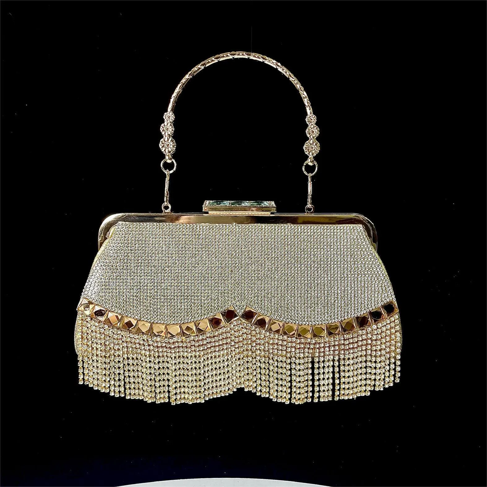 Diamond Tassel Clutch Festival/Wedding Bag