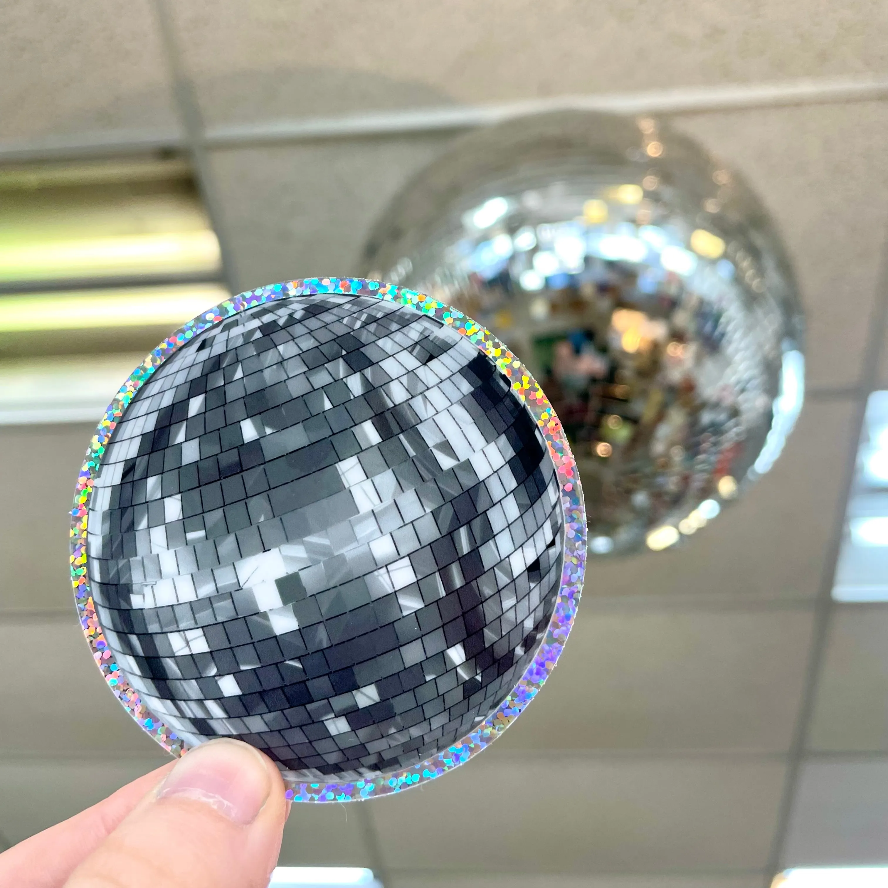 Disco Glitter Sticker