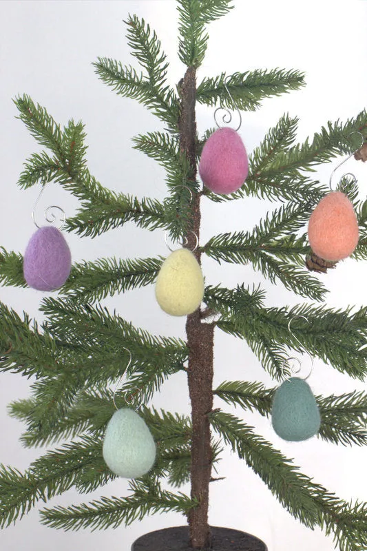 Easter Egg Ornaments- PICK YOUR COLORS- Set of 6 or 12