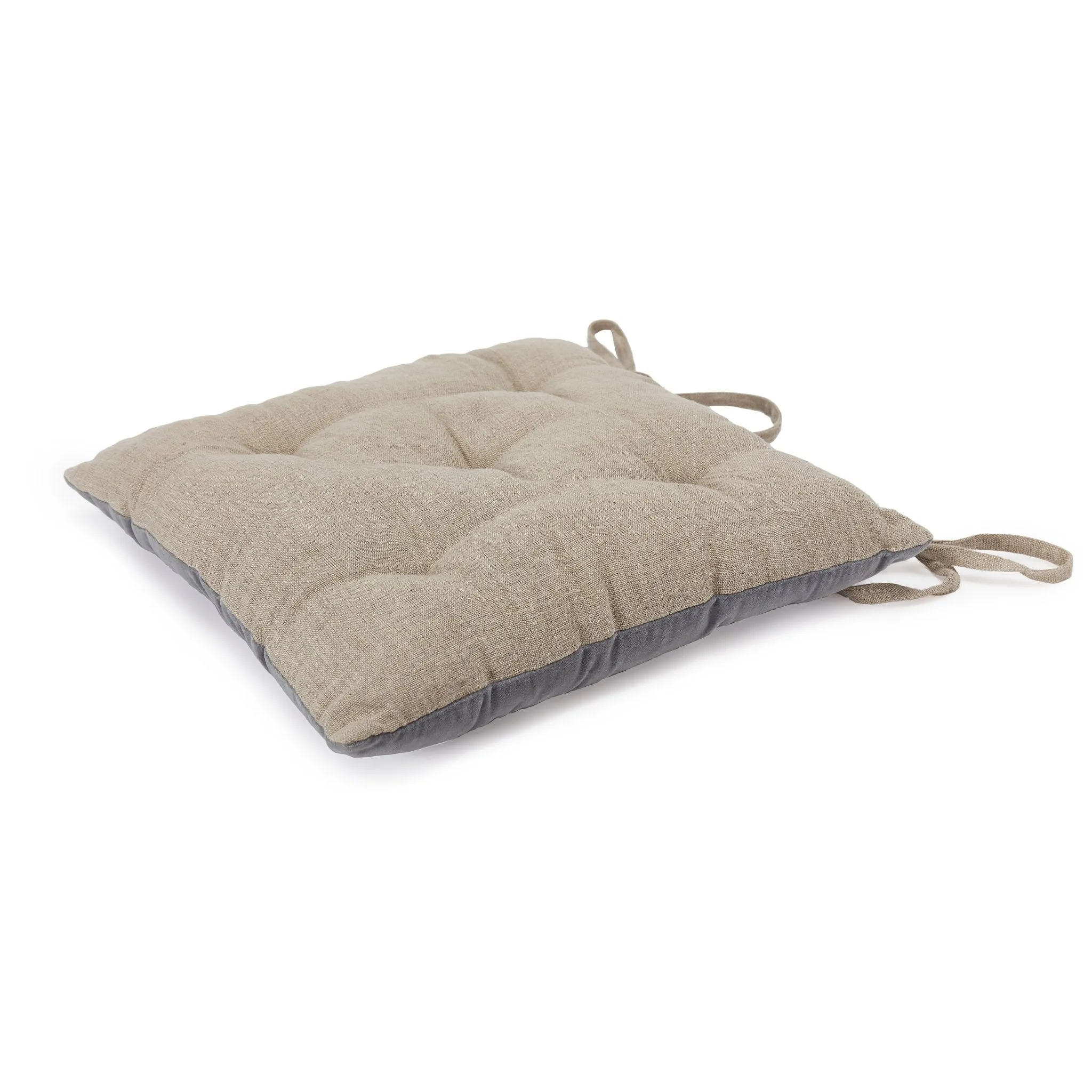 Elani Cushion [Green grey/Natural]