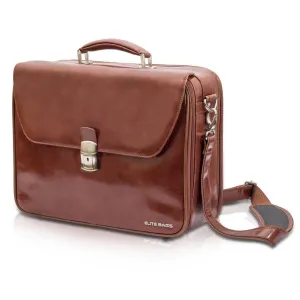 Elite Doctor’s Medical Bag – Brown Leather - CLEARANCE