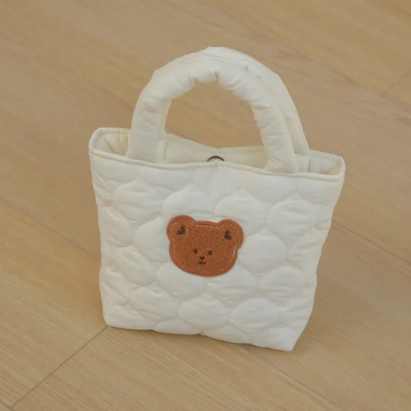 Embroidered Bear Mommy Diaper Bag