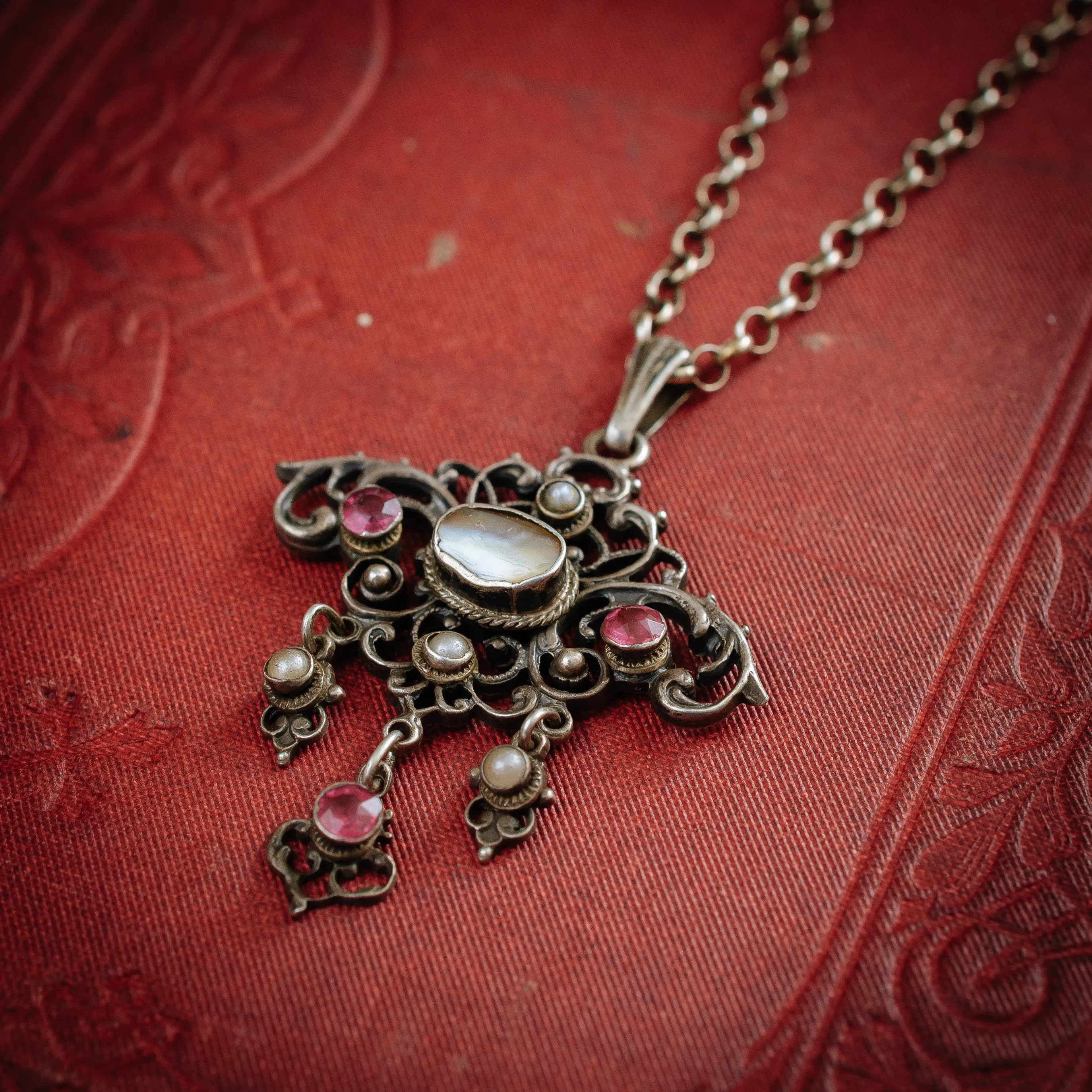 Entrancing Antique Silver Austro-Hungarian Pendant