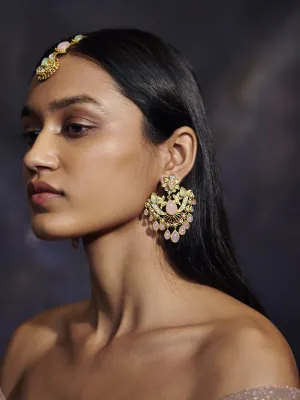 Ethereal Swan Lake Earrings By Tribe Amrapali