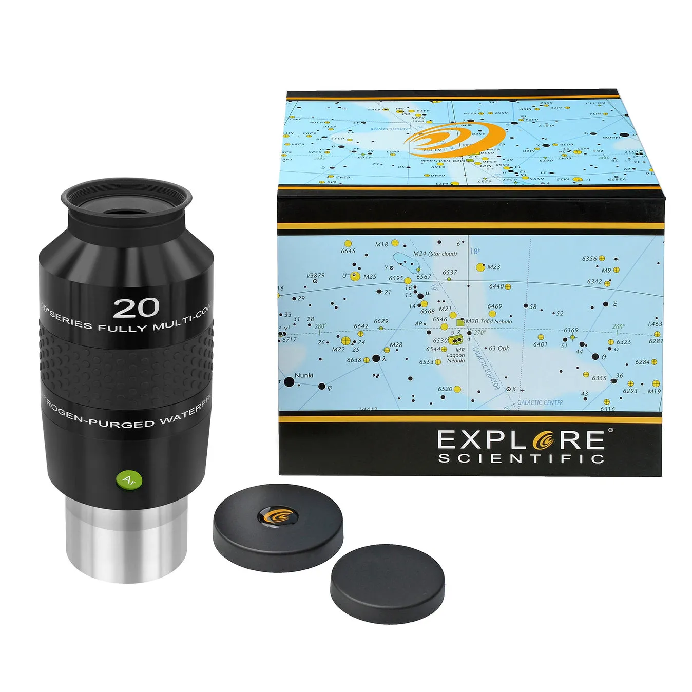 Explore Scientific 100° 20mm Waterproof Eyepiece Argon-Purged