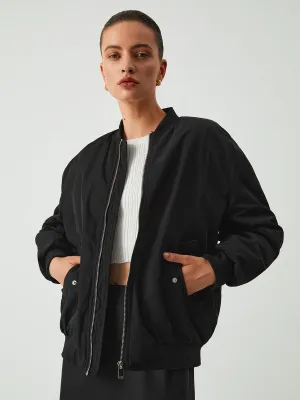 Eyes On Graceful Me Bomber Jacket