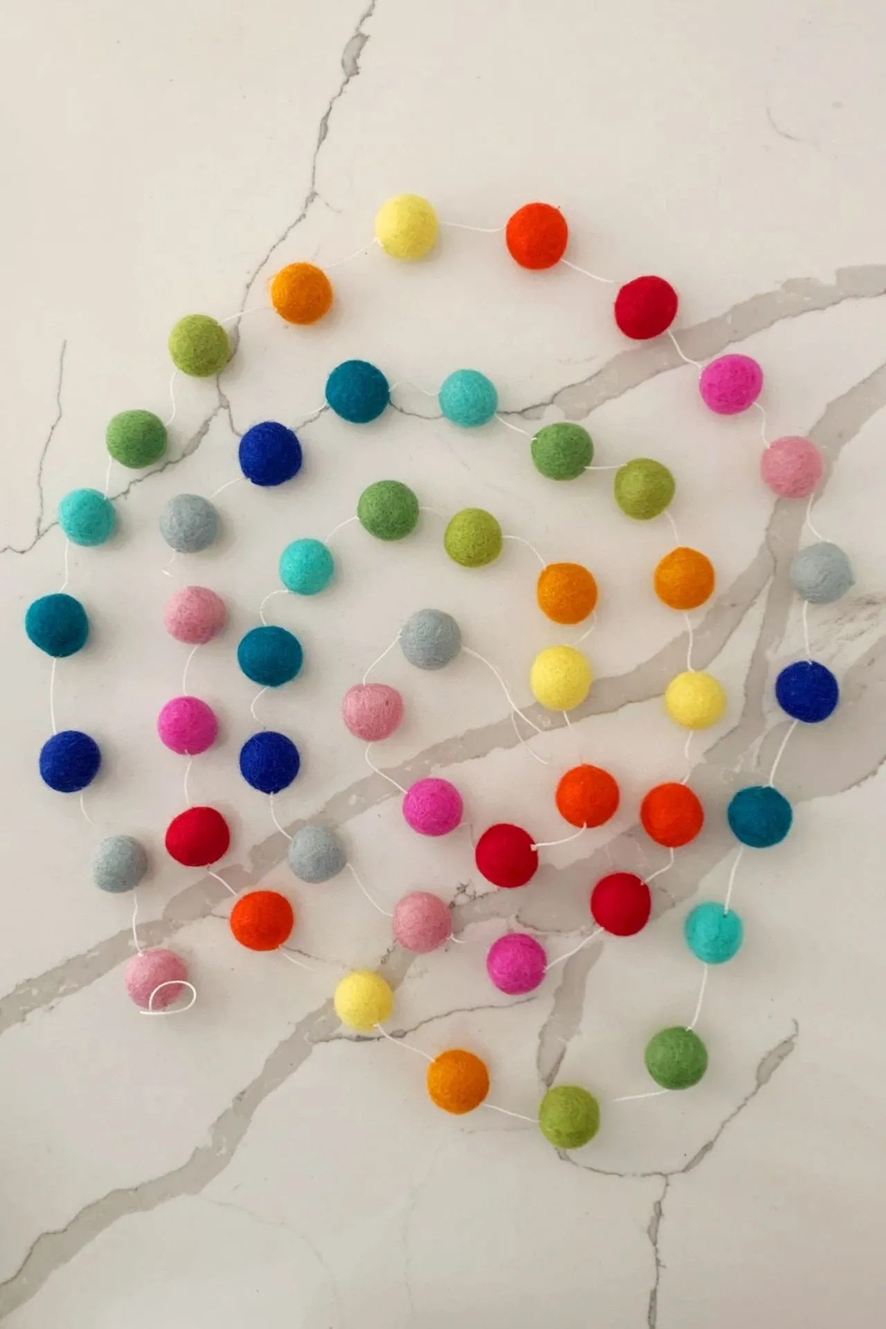 Felt Ball Garland