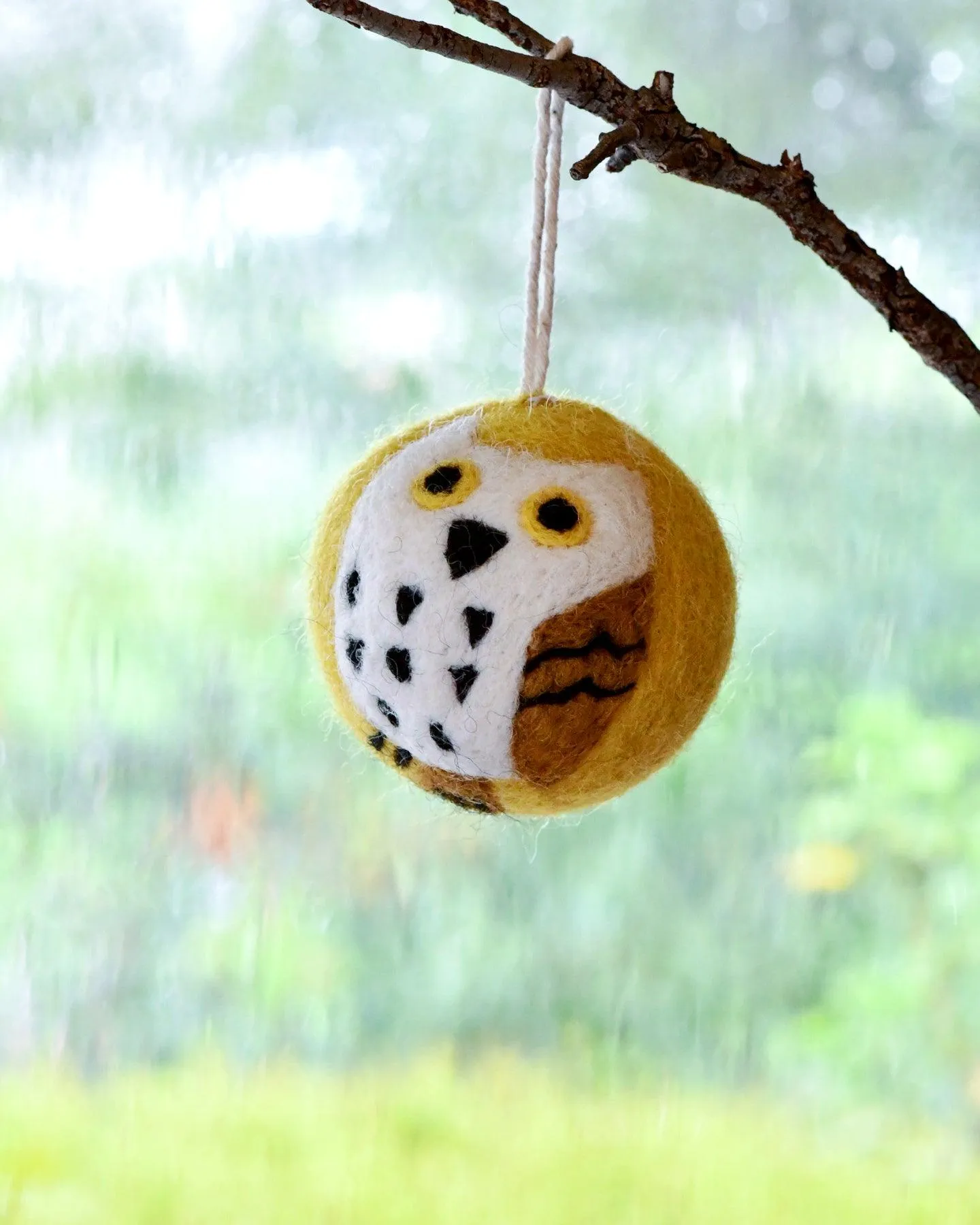 Felt Christmas Bauble Ornament - Owl