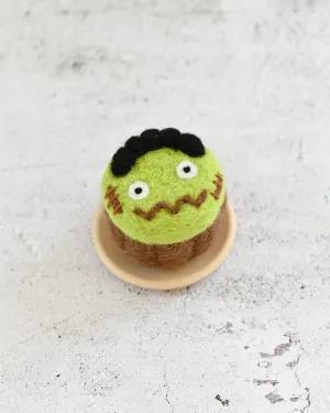 Felt Cupcake - Green Monster