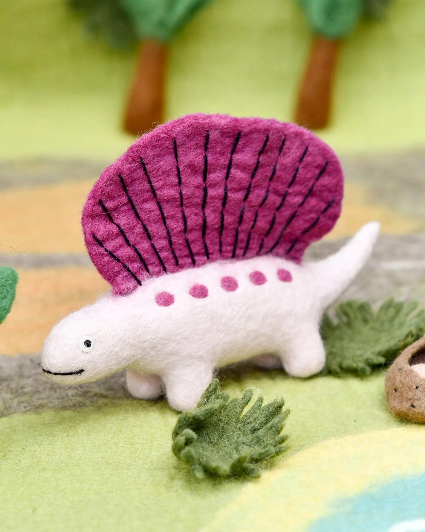 Felt Dimetrodon Dinosaur Toy