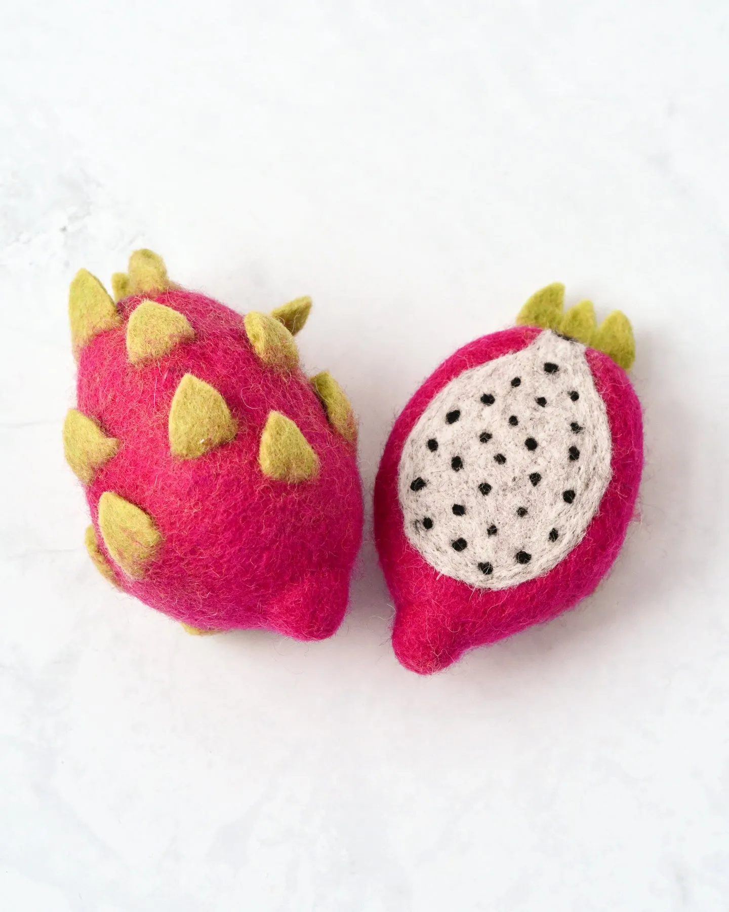 Felt Dragon Fruit (Set of 2)