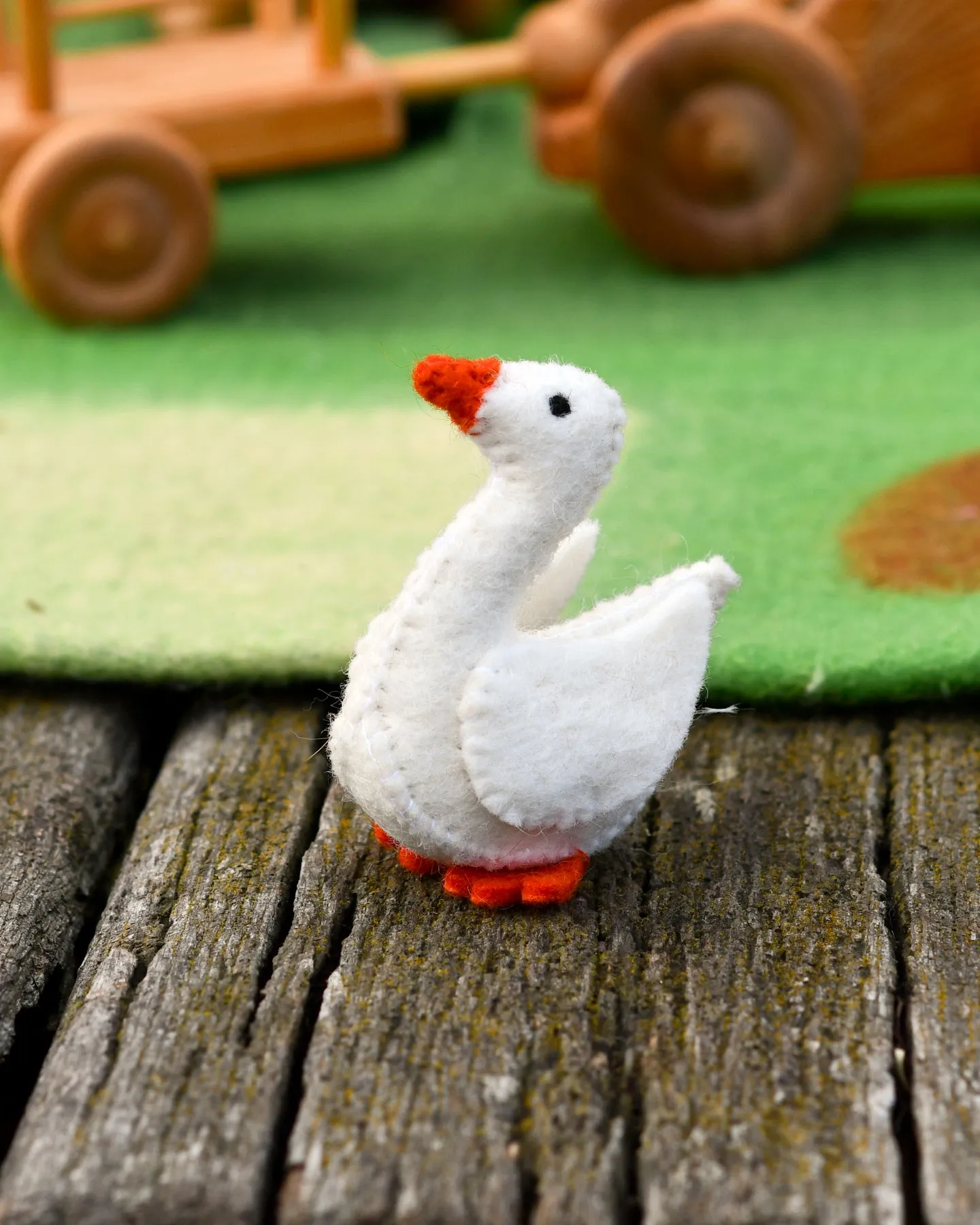 Felt Goose Farm Animal Toy