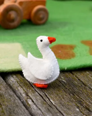 Felt Goose Farm Animal Toy