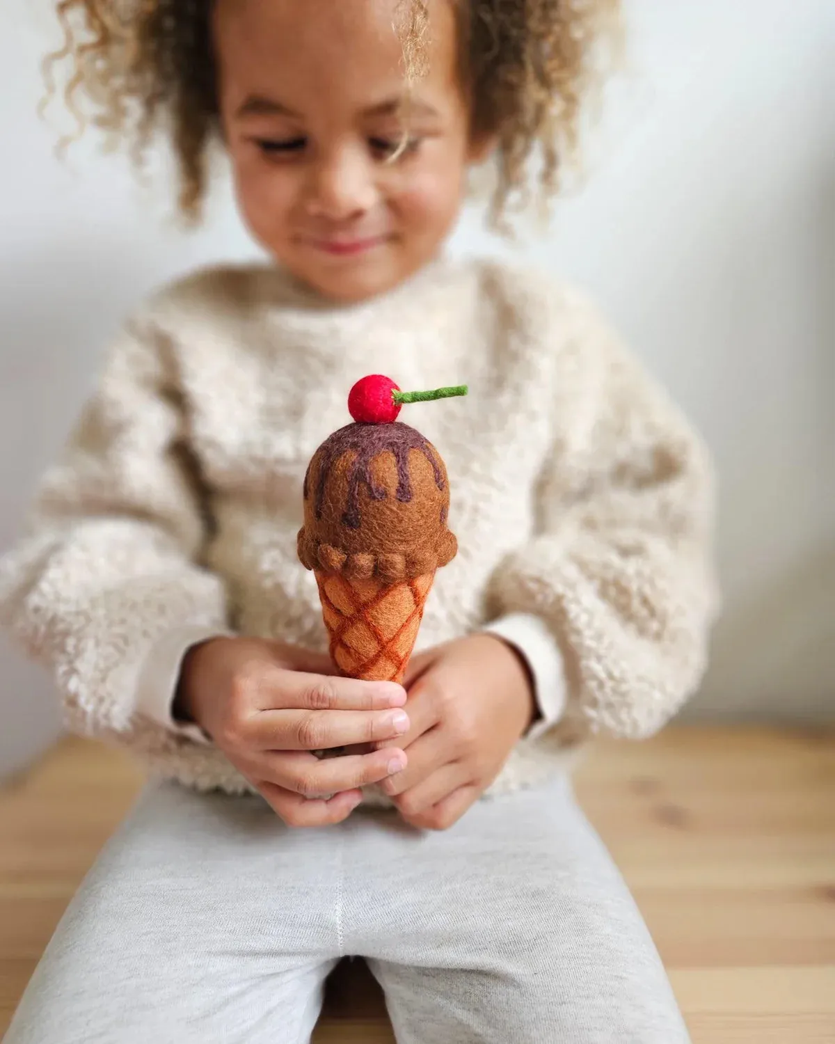 Felt Ice Cream Cones | Play Food