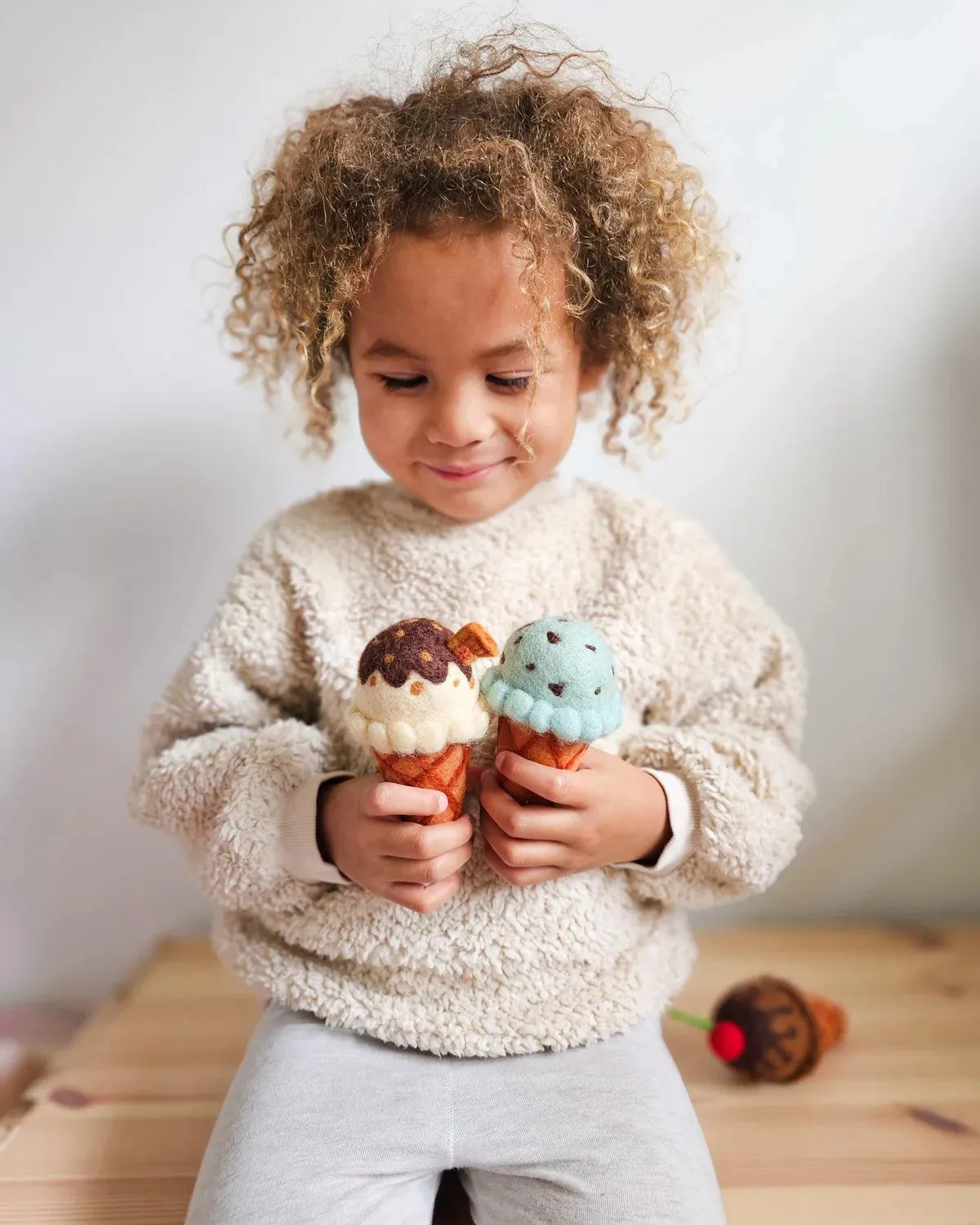 Felt Ice Cream Cones | Play Food