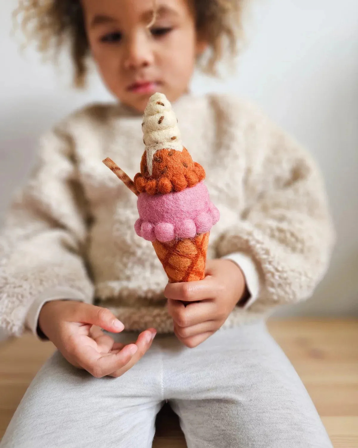 Felt Ice Cream Cones | Play Food