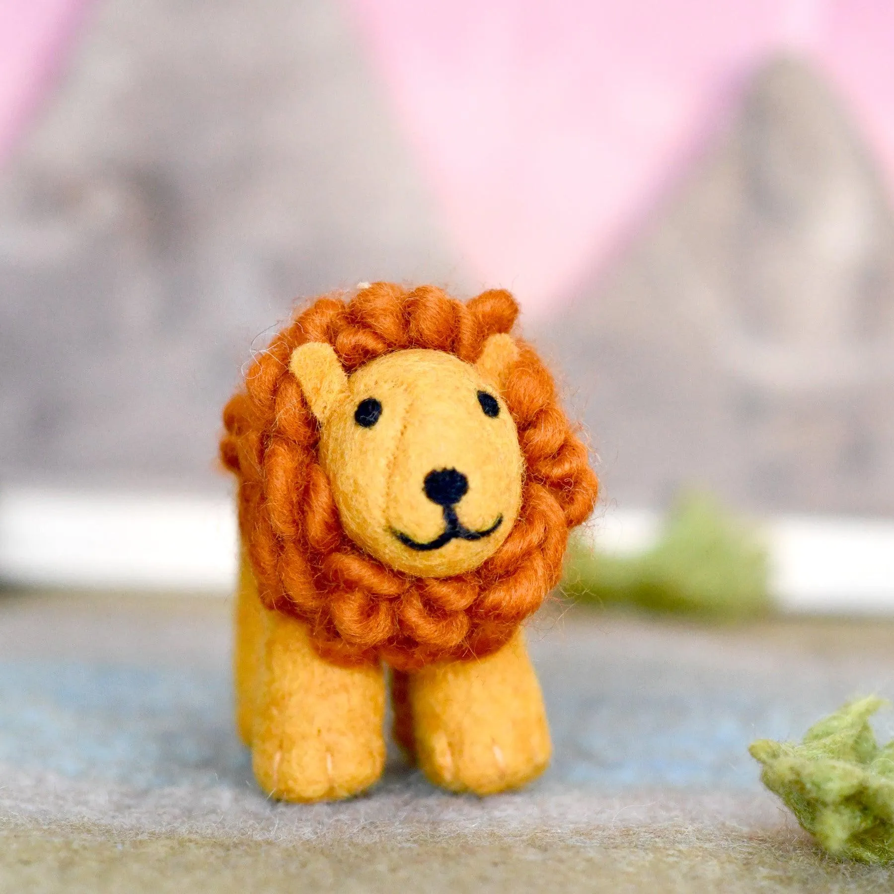 Felt Safari Lion Toy