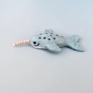 Felt Small Narwhal Toy