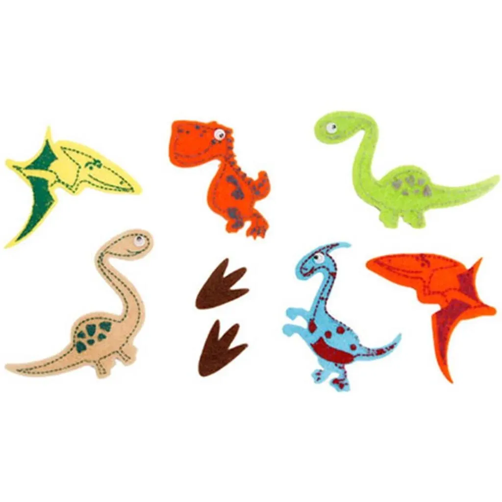 Felties Felt Stickers Dinosaurs 28 Pieces