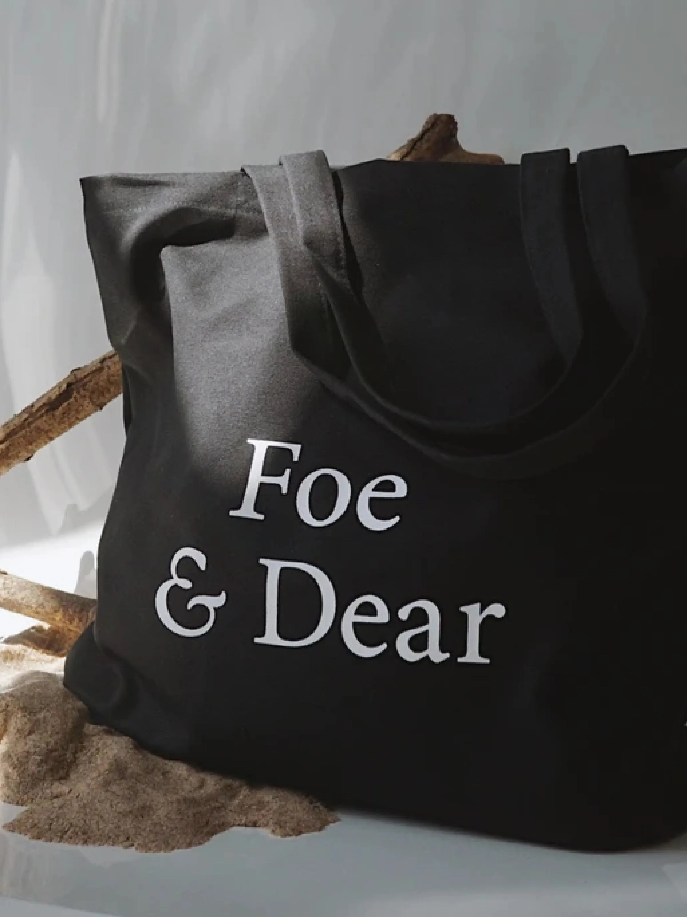 Foe and Dear XL Logo Tote