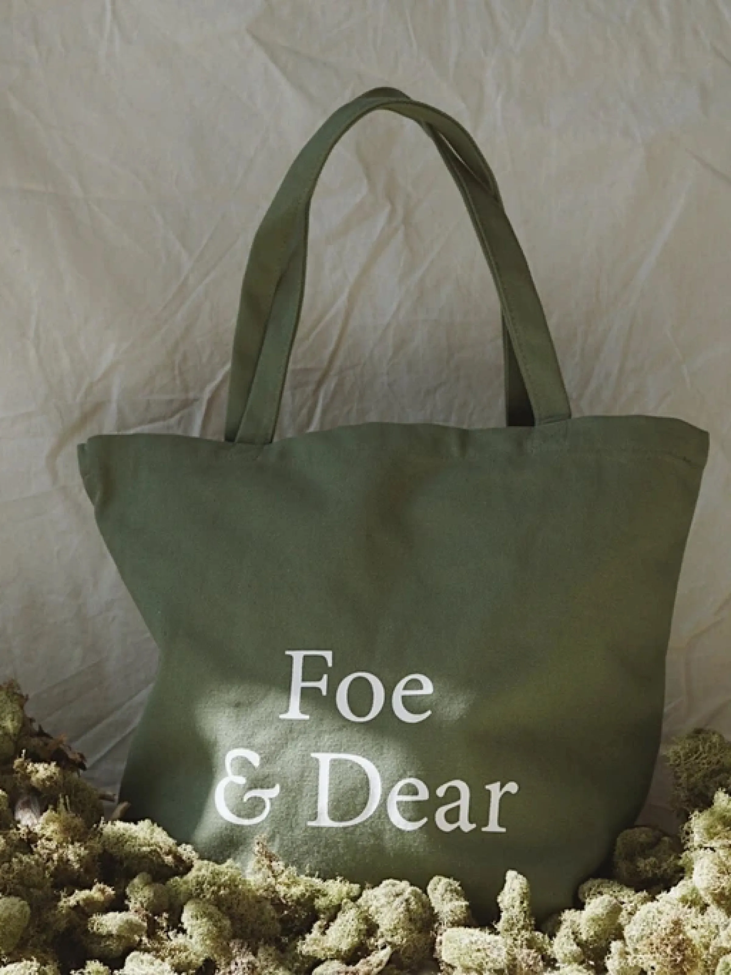 Foe and Dear XL Logo Tote