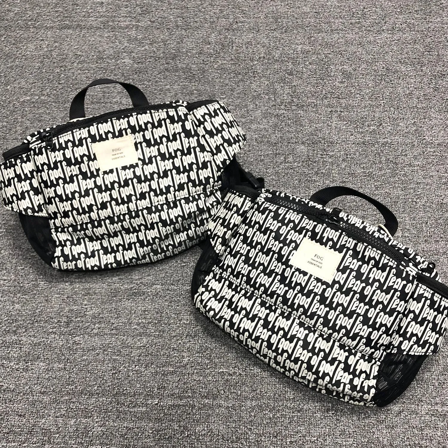 Fog Fear of God Essentials Bag Multi-Line Waist Bag Satchel