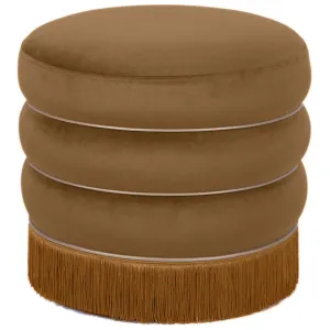 Frankie Velvet Ottoman