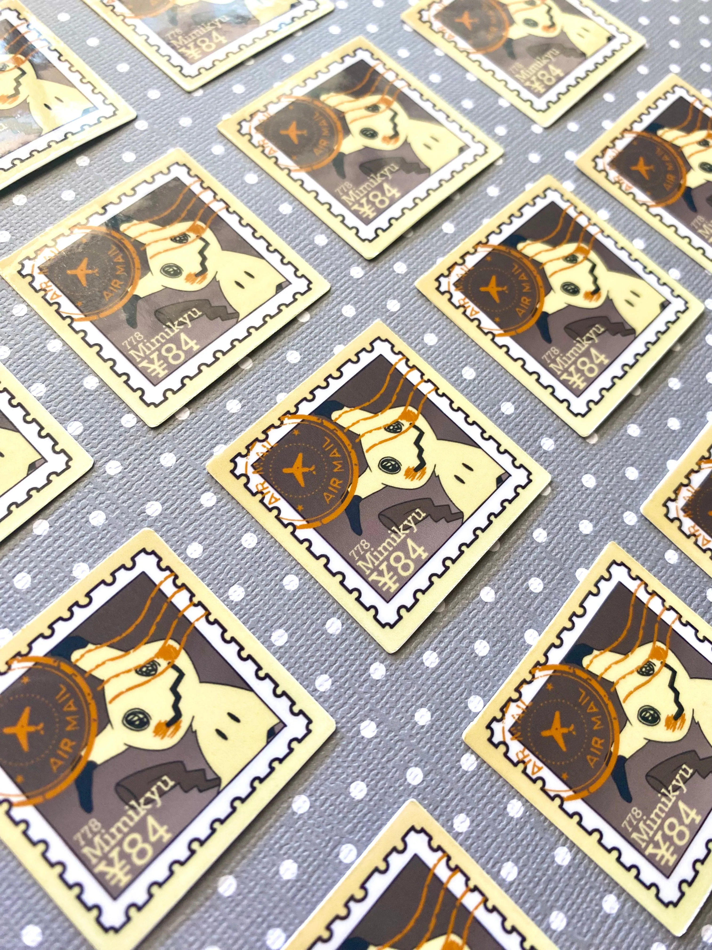 Ghost Type PokeStamps vinyl sticker pack