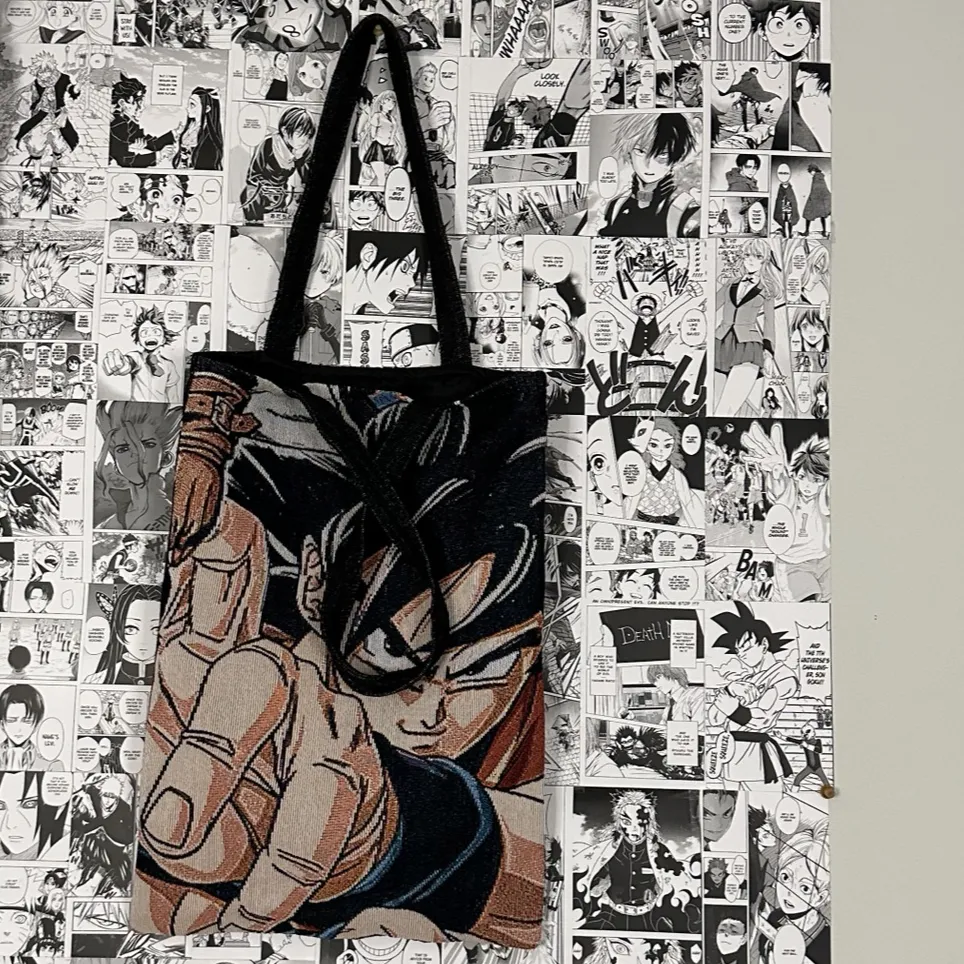 Goku Woven Tapestry Tote Bag