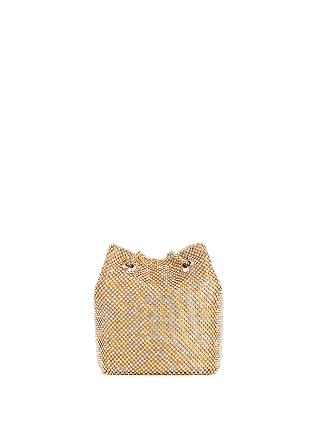 Gold Lua Pouch Crossbody Bag