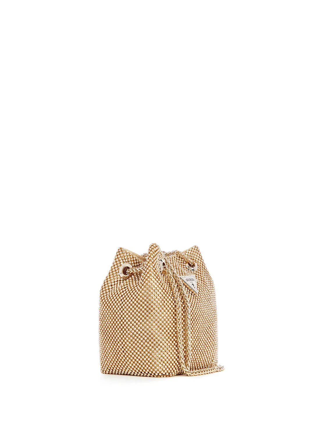 Gold Lua Pouch Crossbody Bag