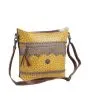 Gold Spell Leather Shoulder Bag