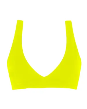 GRACEFUL Bikini Top | Neon Yellow