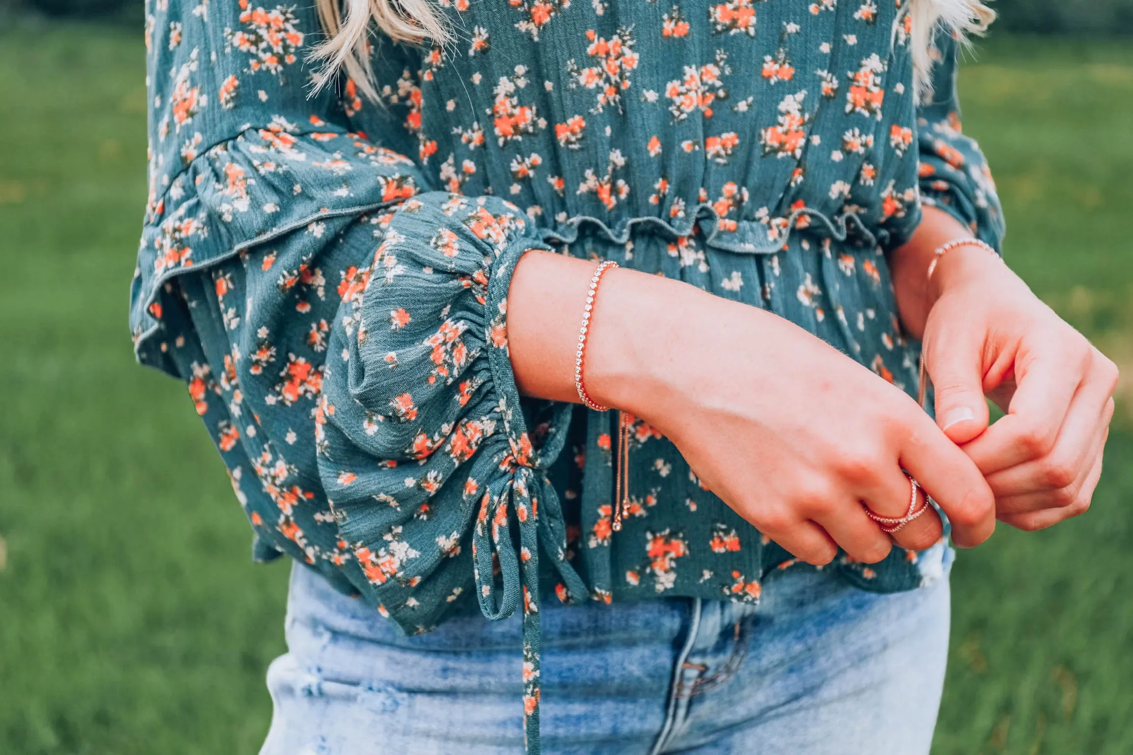 Graceful Bling Bracelet - Rose Gold