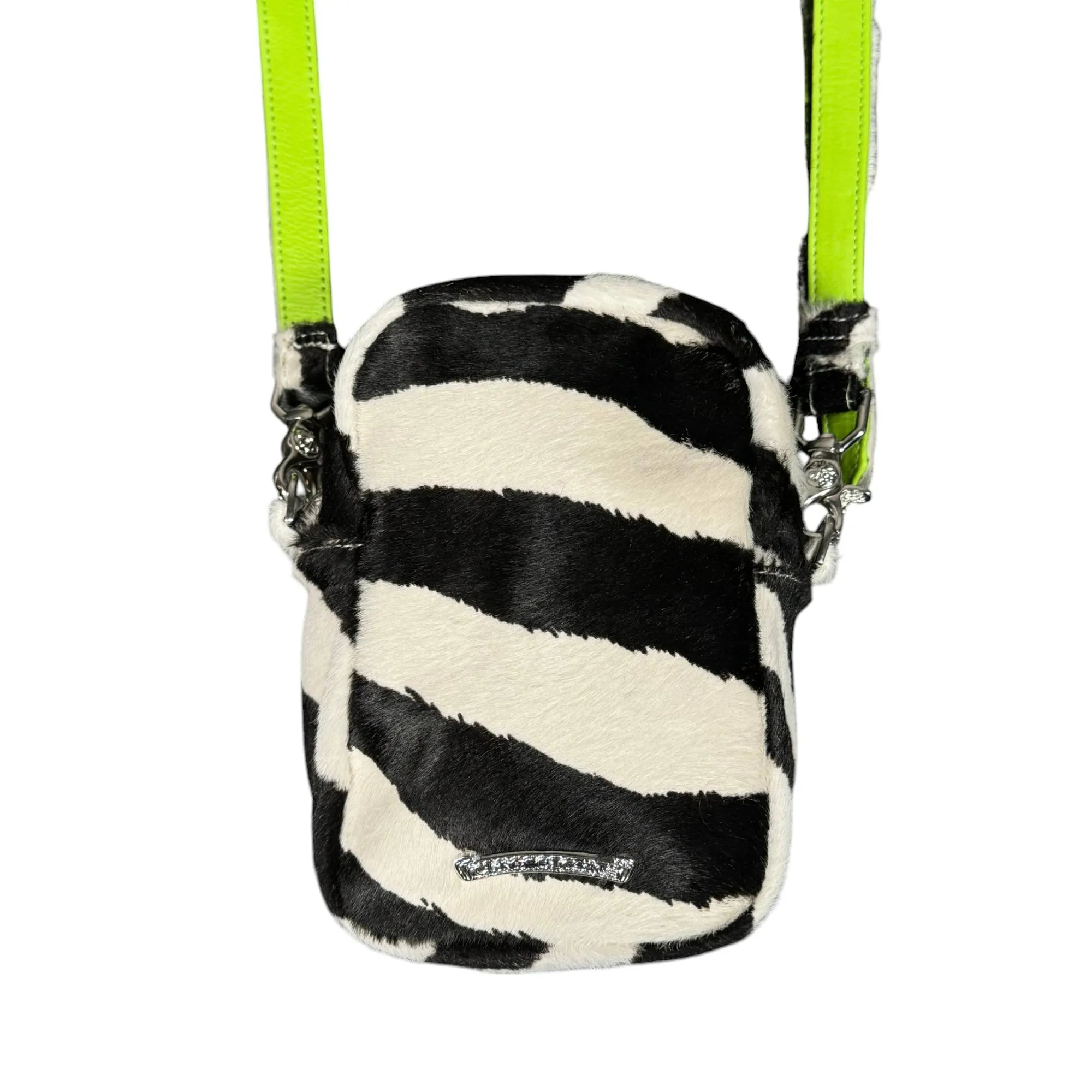 Green Cross Patch Zebra Mini Taka Bag