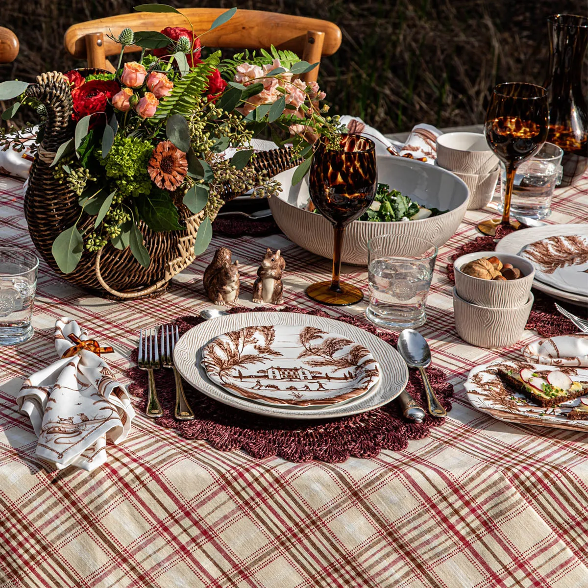 Harvest Tartan 60" x 120" Tablecloth