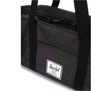 Herschel Unisex Black Crosshatch/Black Mid-Volume 28.0L Sutton Duffel Bag - 10251-02093-OS