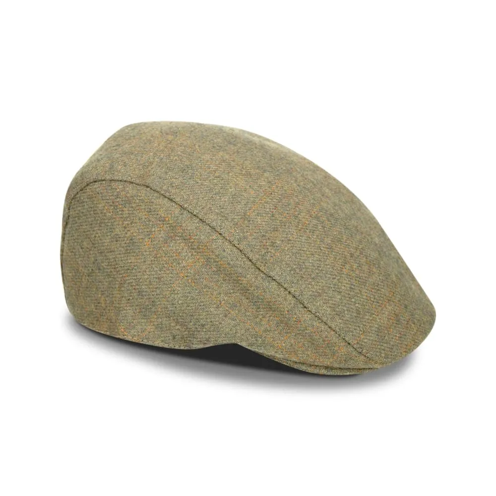 Hoggs Of Fife Kinloch Tweed Classic Cap Autumn Bracken