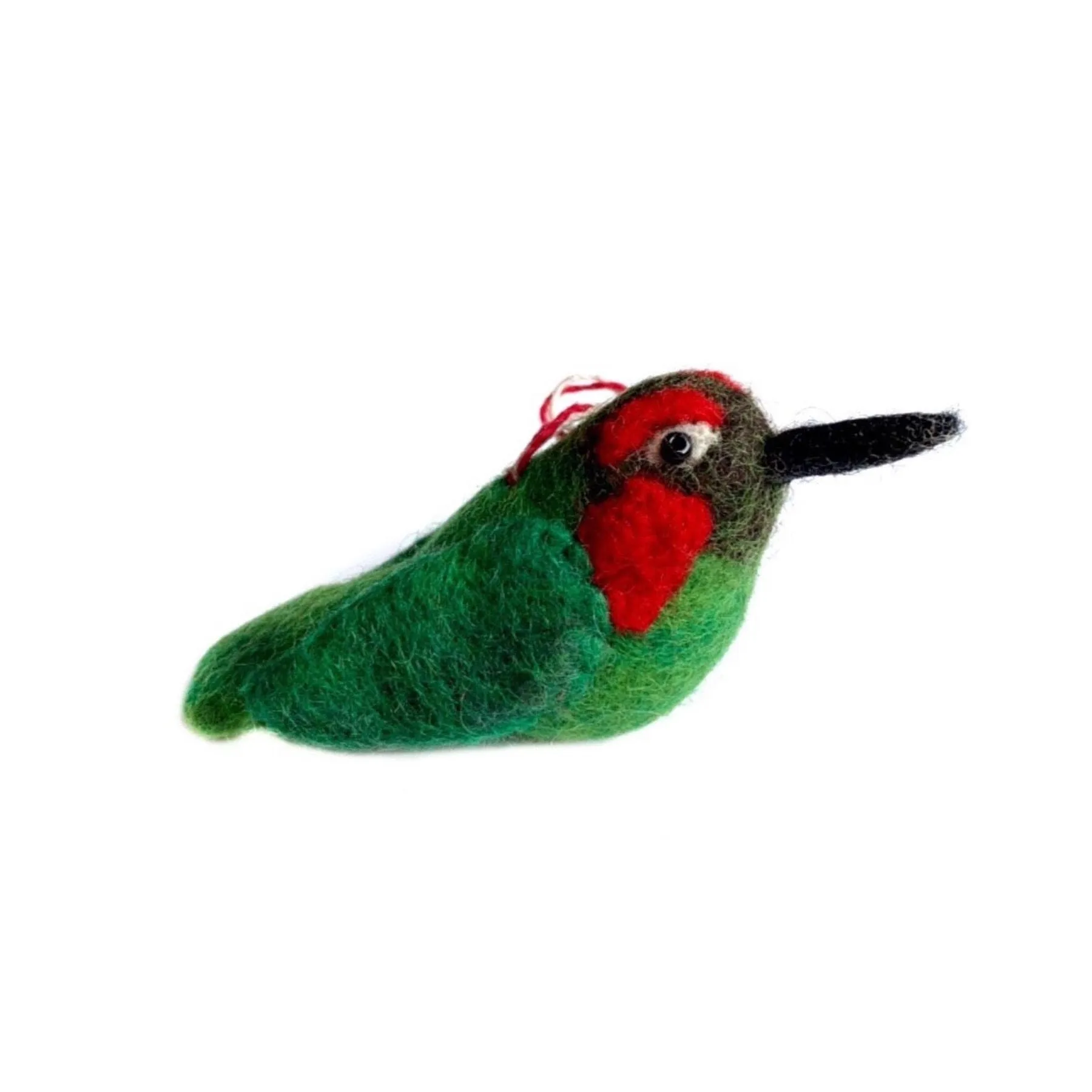 Hummingbird Ornament, Felt Wool