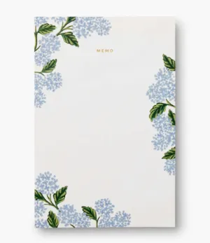 Hydrangea Memo Notepad