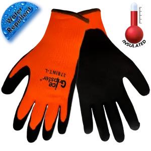 Ice Gripster™ 378INT Thermal Insulated Cold Condition / Freezer Work Glove in Hi-Vis Orange ANSI Cut Level A2