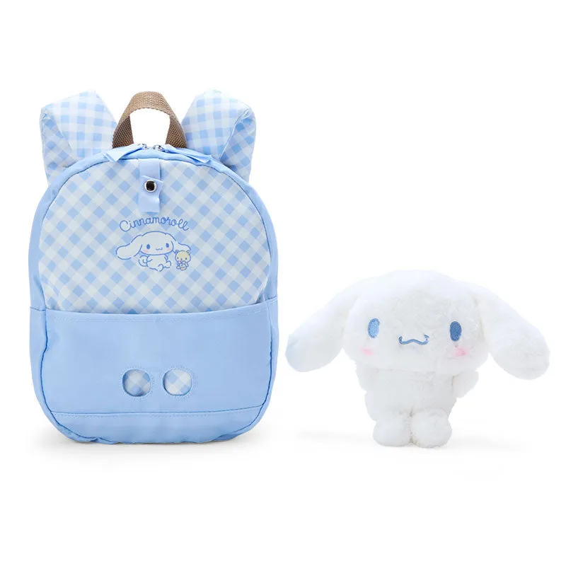 Japan Sanrio - Cinnamoroll Kids Backpack with Plush Toy