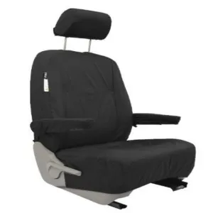 Jeep Grand Cherokee Fully Tailored Waterproof Front Single Set Seat Covers 2010 Onwards Heavy Duty Right Hand Drive Black