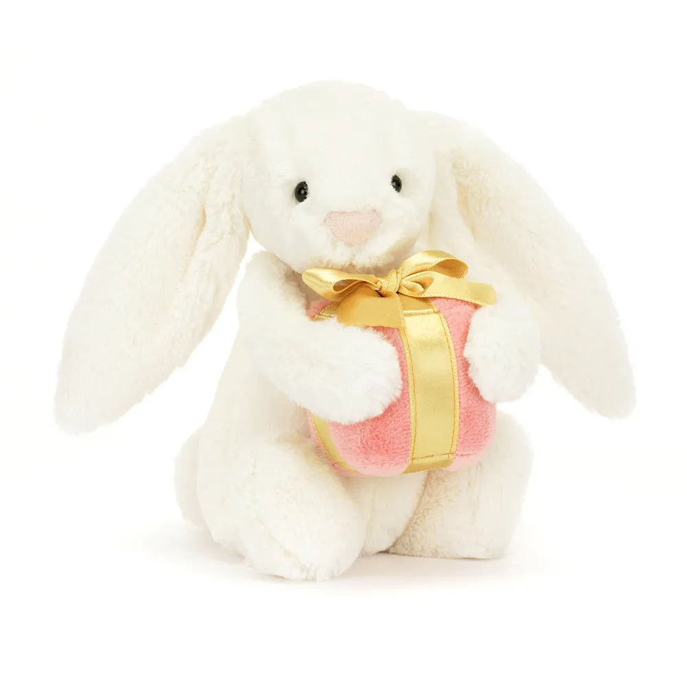 Jellycat Bashful Bunny with Present (LIMIT 2)