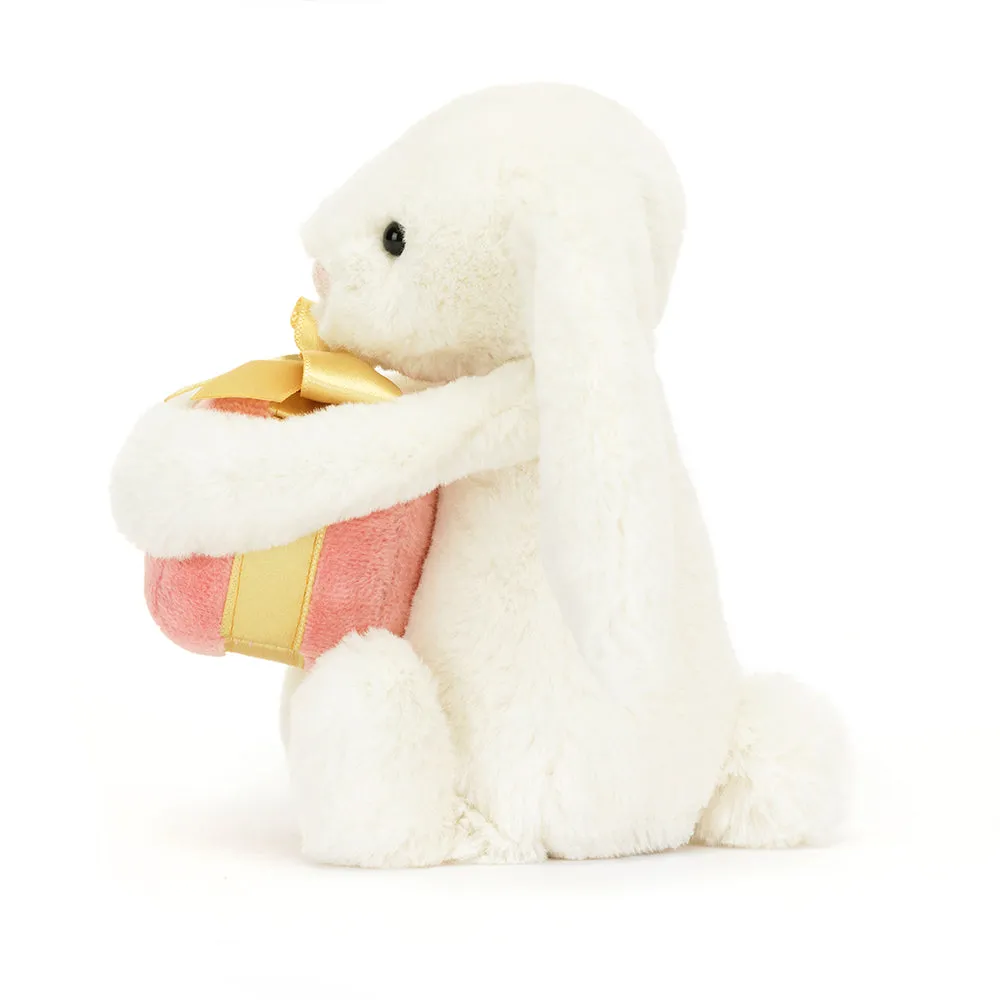 Jellycat Bashful Bunny with Present (LIMIT 2)